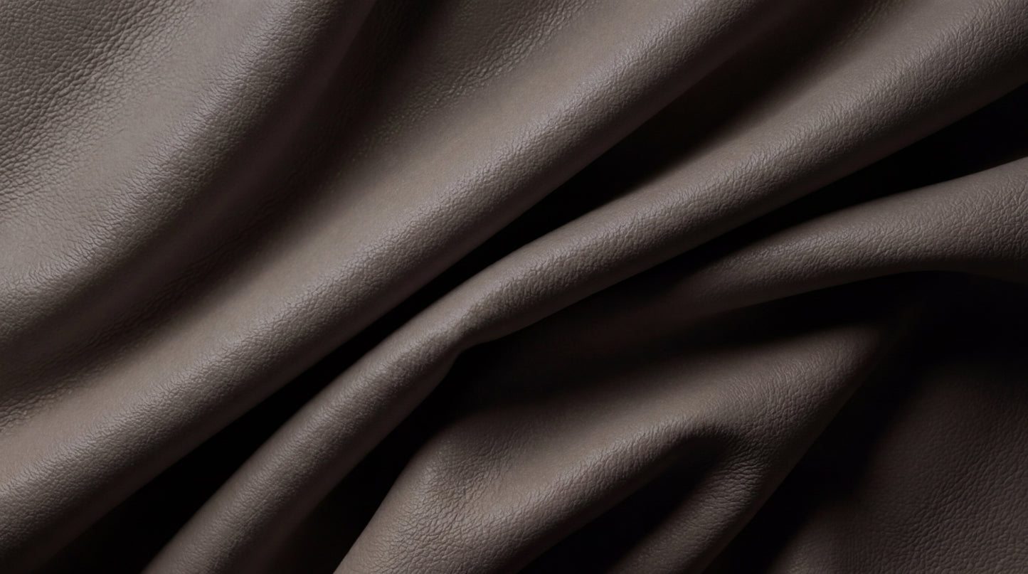 Cuero Top Grain Plateado Obscuro