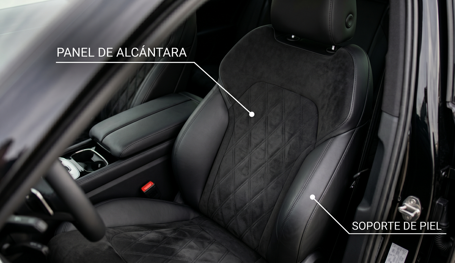 Alcantara Negro — Piel Automotriz - maxipiel