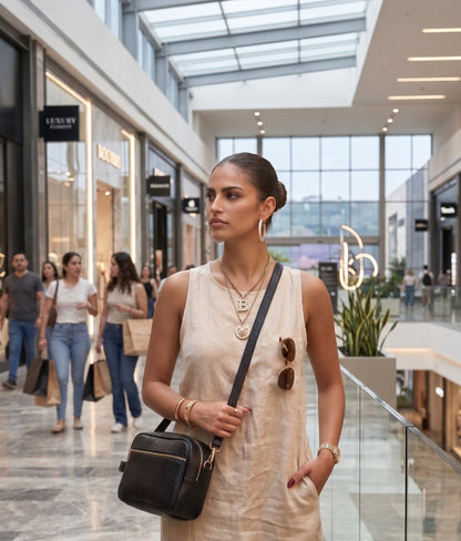 Riñonera de Piel Genuina — Cangurera y Bolso Cruzado Unisex