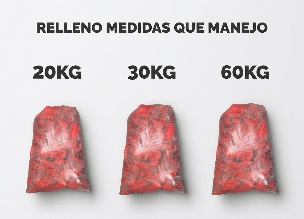 Relleno de Costal de Cuero — Saco de Box, MMA y Karate - maxipiel