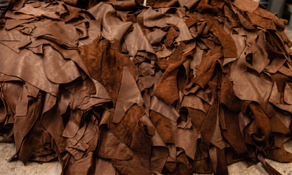Pedacera de piel genuina color Chocolate — Maxipiel León Guanajuato