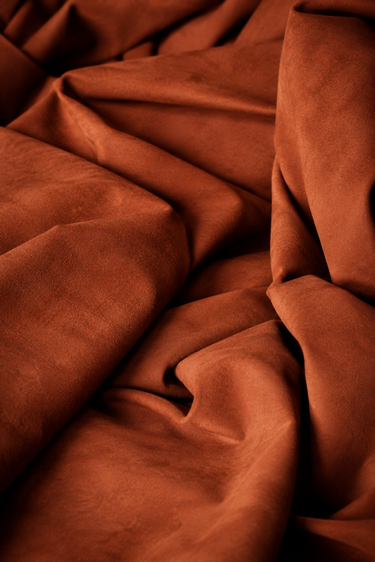Alcántara sintética chedrón: textura de la tela