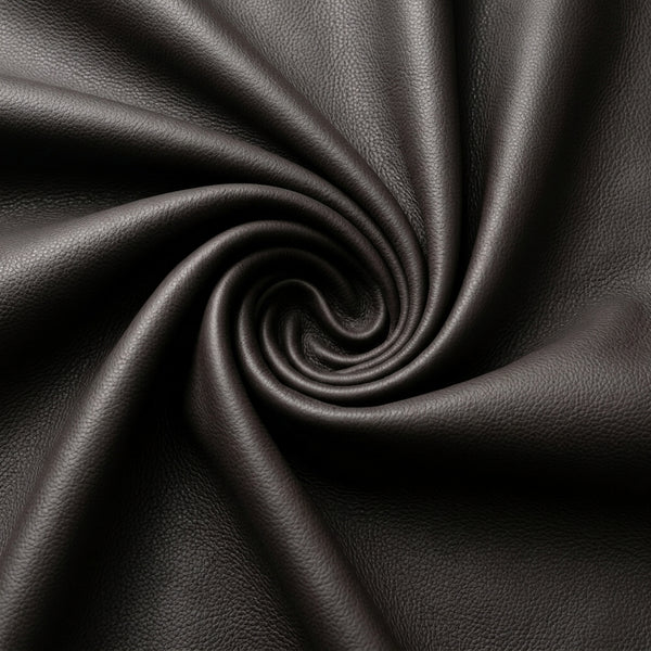 Cuero Top Grain Negro Semi-liso