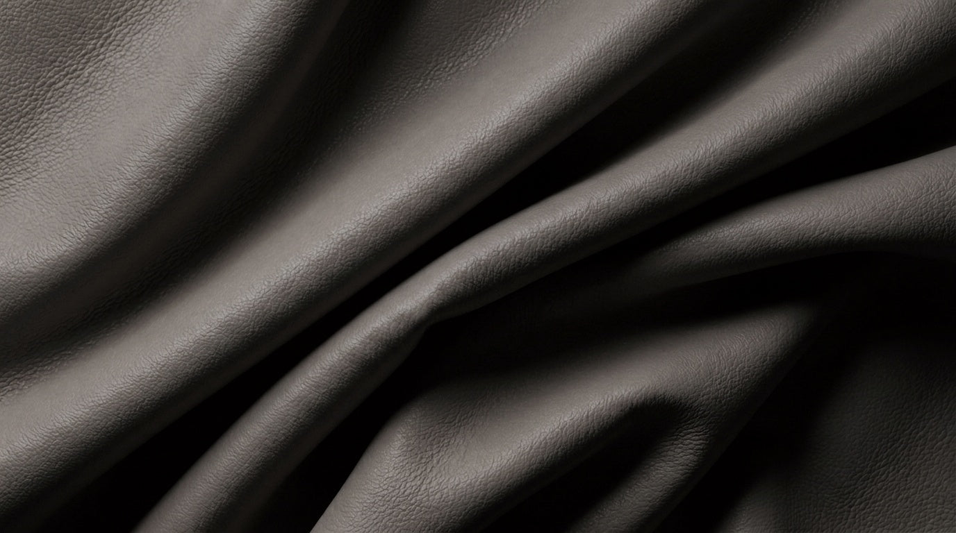 Cuero Top Grain Negro Semi-liso