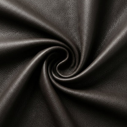 Cuero Top Grain Negro Fondo Azul