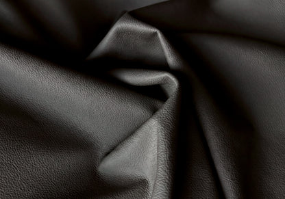 Cuero Top Grain Negro Fondo Azul