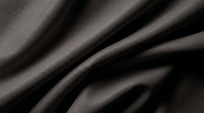 Cuero Top Grain Negro Fondo Gris