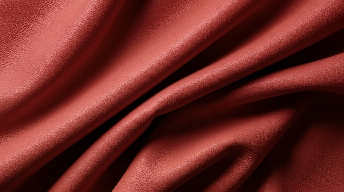 Cuero Top Grain Rojo Ferrari