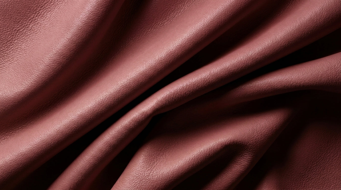 Cuero Top Grain Rojo Quemado